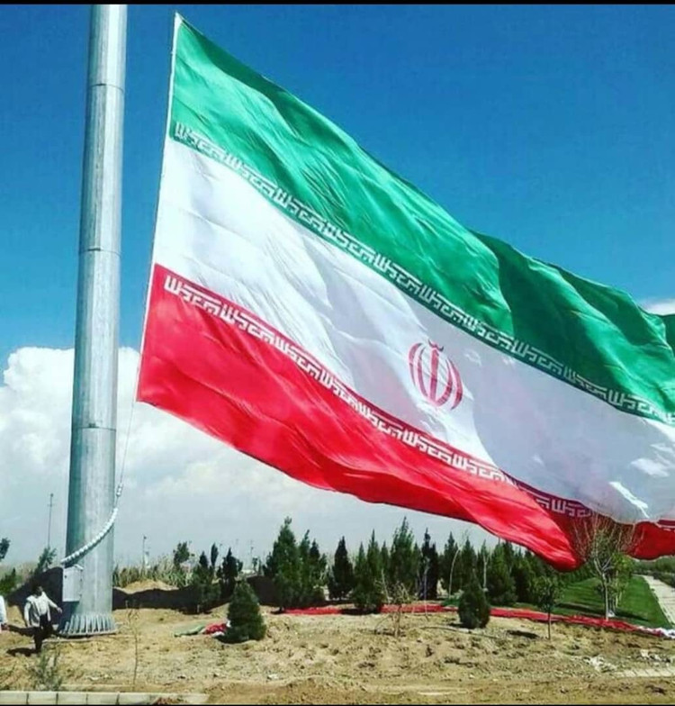 پرچم ایران ۹*۱۵ متر